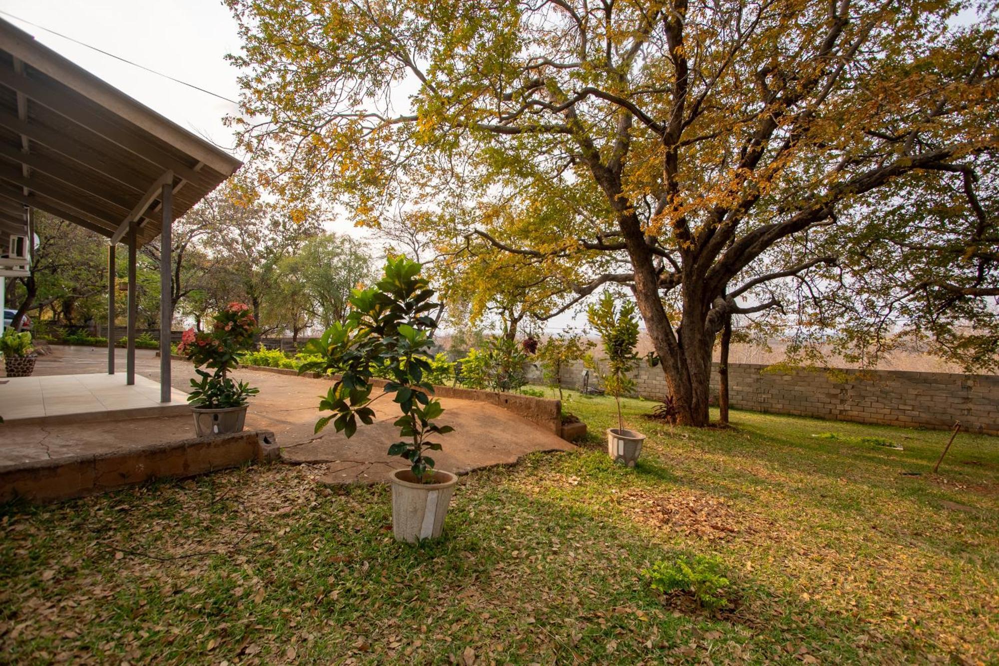 Wood Road Guest Lodge Victoriawatervallen Buitenkant foto